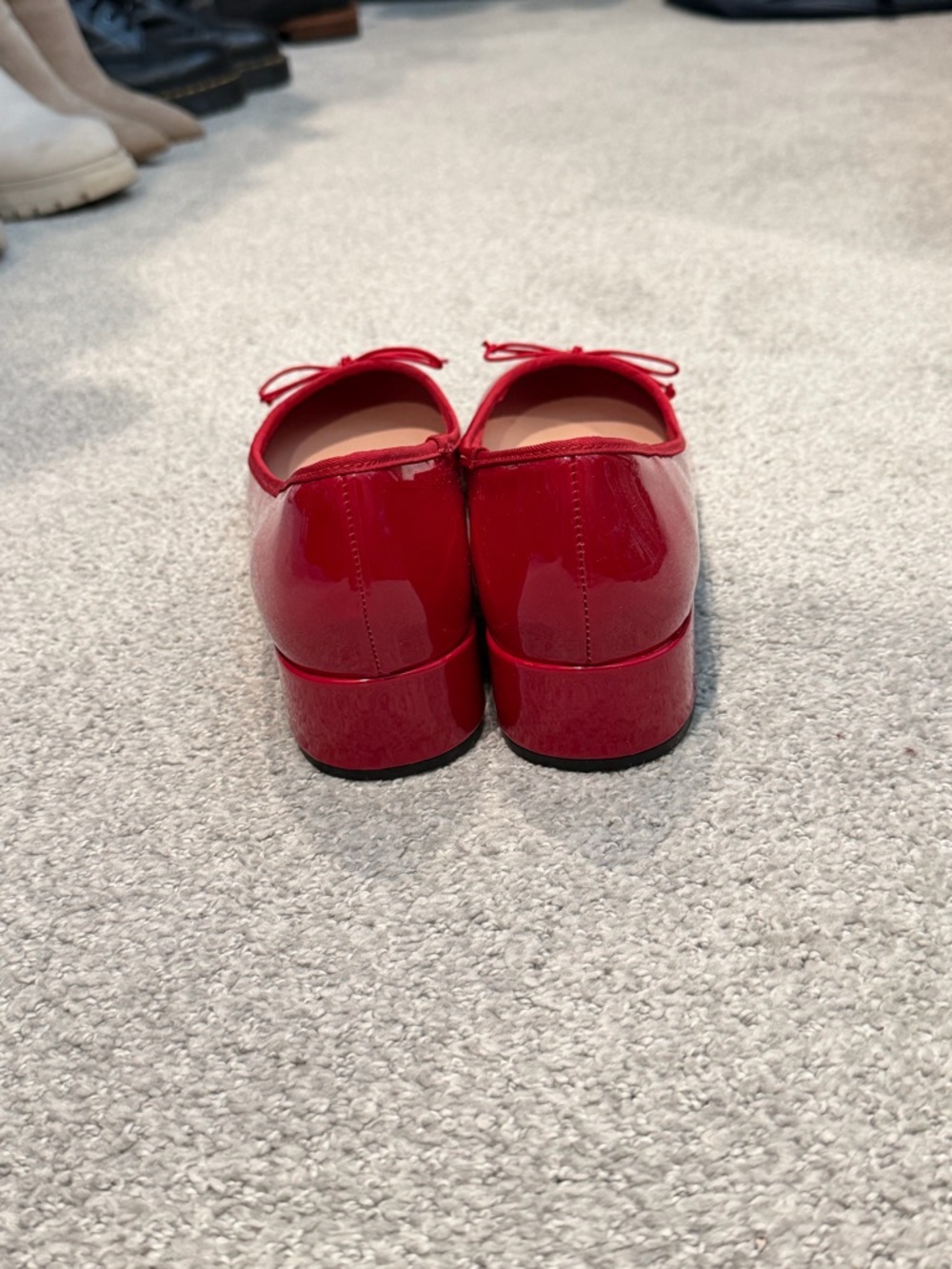 Madden Girl Red Patent Ballet Flats - Picture 2 of 6